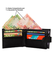 Fino SK-652 Faux Leather Men’s Bi-fold Wallet
