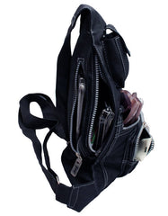 Fino SK-7726 Lightweight Waterproof Washed Nylon Crossbody Bag