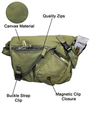 Fino SK-780 Canvas Messenger Shoulder Bag