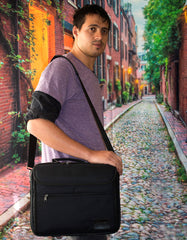 Fino 9-Litre SK-9973 Modern Utility 15 Inch Laptop Messenger & Travel Business Bag