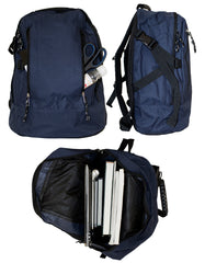 Fino SK-BP08 Classic Everyday Unisex Backpack - Blue