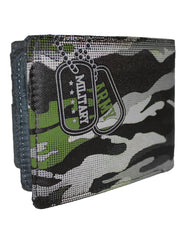 Fino SK-FZ24 Faux Leather Camouflage Wallet with SD Card Holder & Box