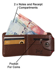 Fino SK-LS074 Fashionable Faux Leather Classical Cowboy Wallet