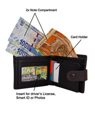 Fino SK-LS090 Stylish Faux Leather Textured Design Wallet