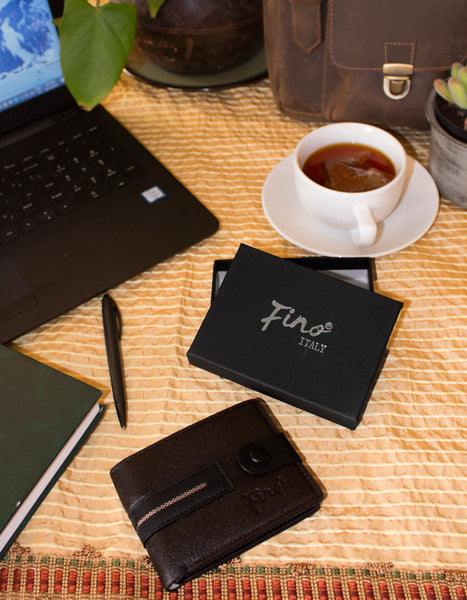 Fino SK-LS090 Stylish Faux Leather Textured Design Wallet