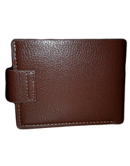 Fino SK-LS093 Faux Leather Men’s Rhino Wallet with Front Zip Coin Pocket