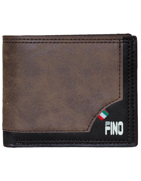 Fino SK-LS099 Faux Leather Italy Logo & Layer Design Wallet with Box