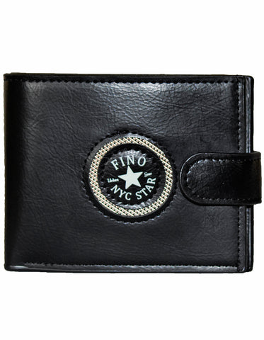 Fino SK-LS100 Faux Leather Circle Print Design Wallet with Box