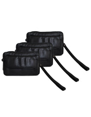Fino SK-P401 Faux Leather Unisex Multi Purpose Organizer Value Pack Bags - Set of 3