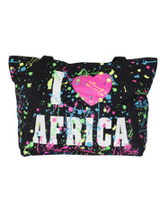 Fino SK-138 Canvas Paint Splash Souvenir Bag/Tote
