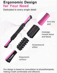 Tumaz MRMS Premium Massage Stick for Muscle Pain Myofascial Release