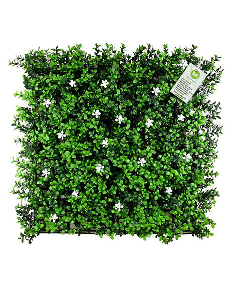 Masturf Premium White Joy 50 x 50cm Faux Leaves UV Resistant Panel