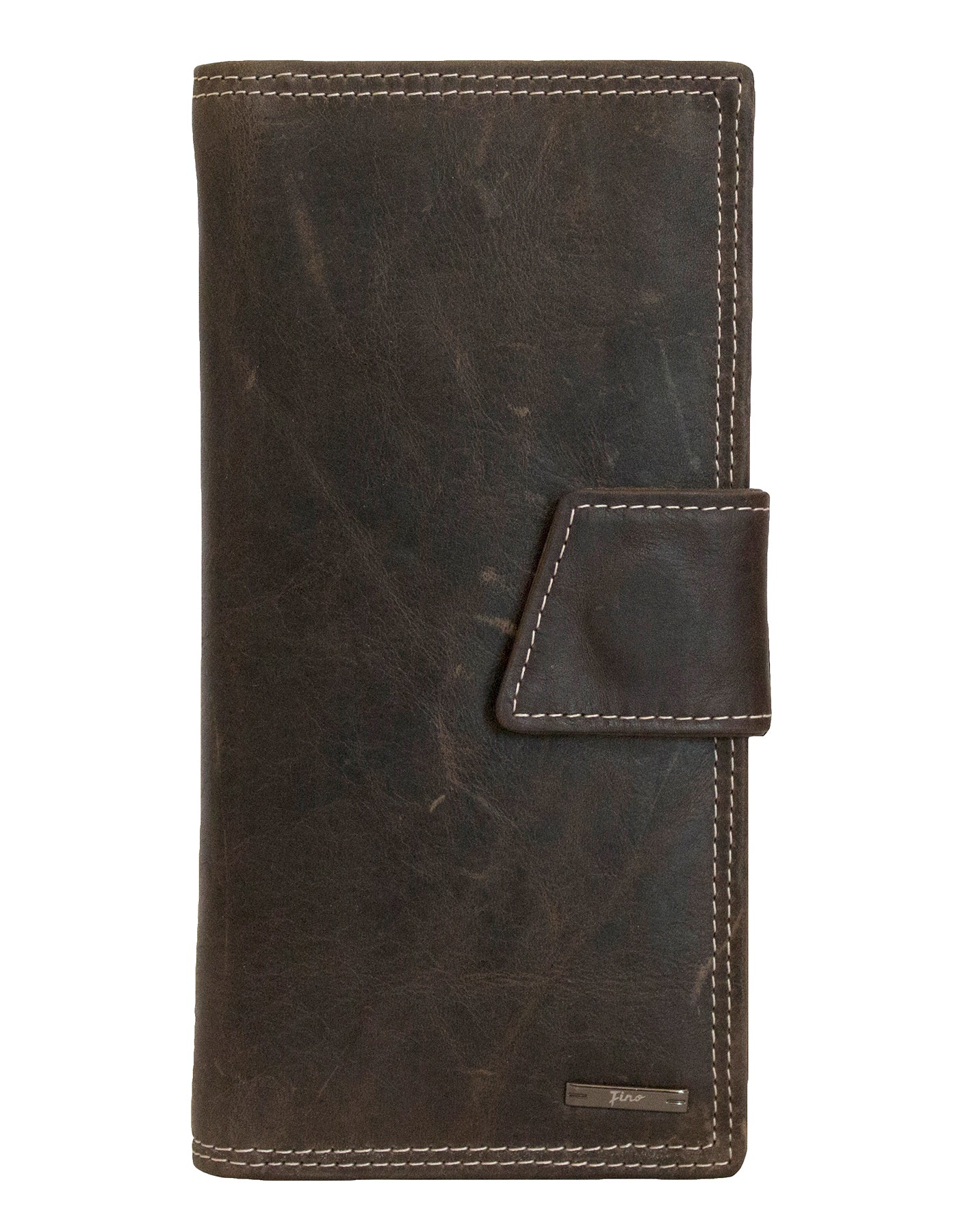 Fino HL-1408 Unisex Genuine Leather Soft Wallet with SD Card Holder & Box