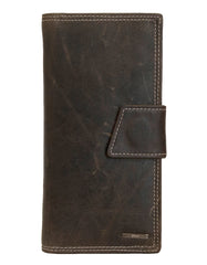 Fino HL-1408 Unisex Genuine Leather Soft Wallet with SD Card Holder & Box