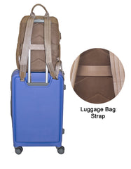 Fino FN-6807 Unisex Full Grain Genuine Leather 15-inch Laptop Backpack