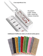 Just Aroma 08B01 Unisex Essential Oil Aromatherapy Titanium Locket Pendant Diffuser Necklace - Tree of Life To Love
