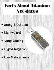 Just Aroma 08B05 Unisex Essential Oil Aromatherapy Titanium Locket Pendant Diffuser Necklace - Faith