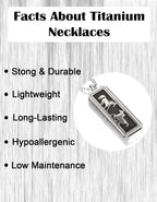 Just Aroma 08B07 Unisex Essential Oil Aromatherapy Titanium Locket Pendant Diffuser Necklace - Wild Horses