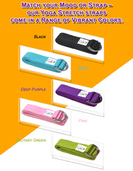 Tumaz Care 1C8FT Polyester-Cotton 8FT Double D-Ring Yoga Strap