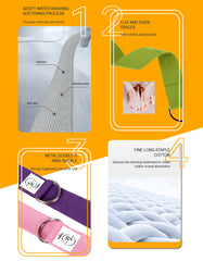 Tumaz Care 1C8FT Polyester-Cotton 8FT Double D-Ring Yoga Strap