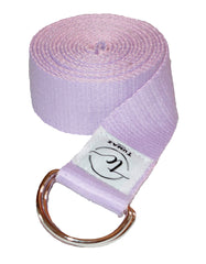 Tumaz Care 2C8FT Polyester-Cotton Two-Tone 8ft Yoga Strap for Pilates, Yoga