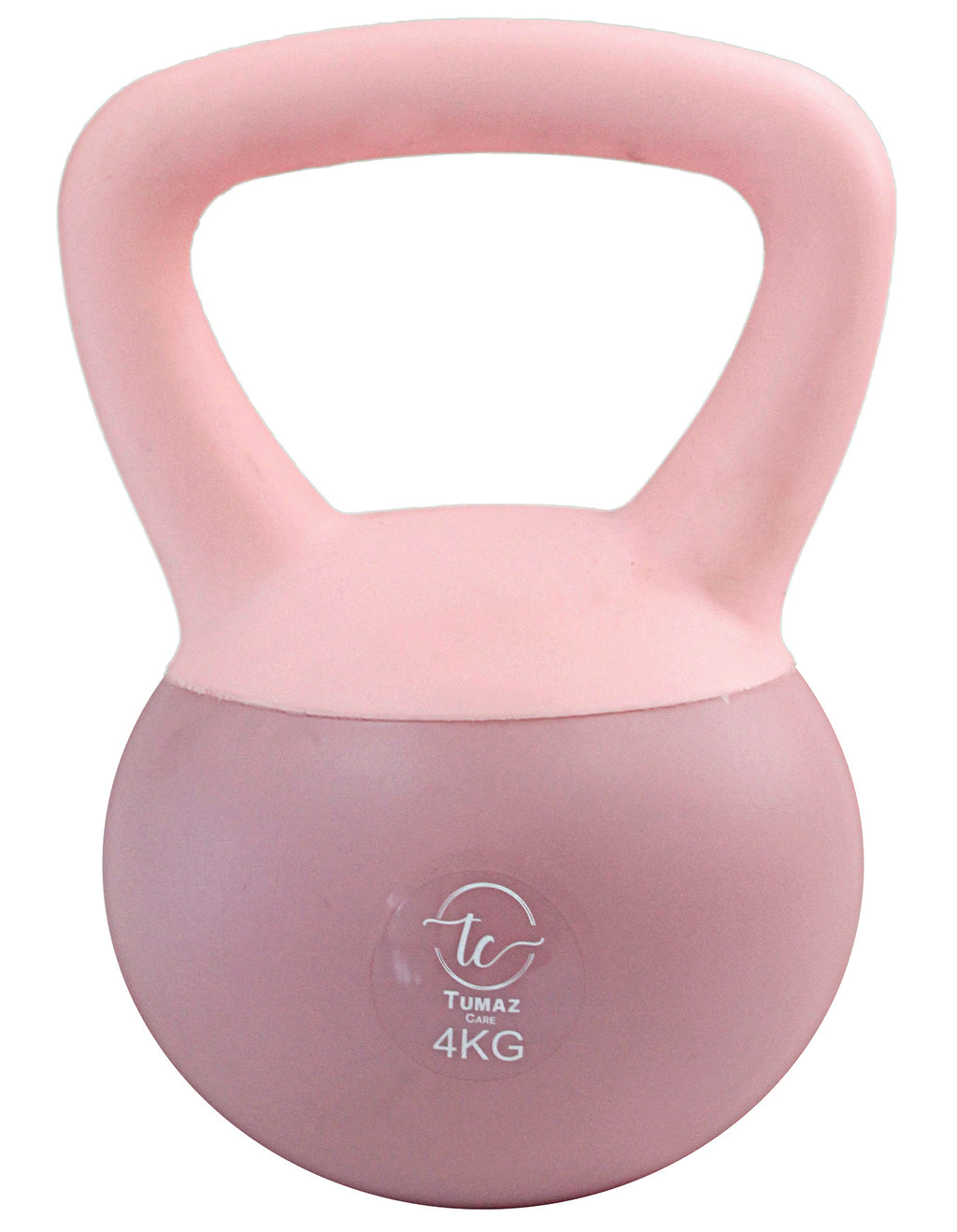 Tumaz Care 4.0KBPNK Soft Sand Kettlebell Non-Slip Handle - 4kg
