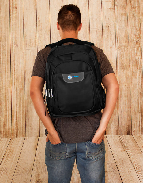 Fino 579 Unisex 15 inch Laptop Backpack - Black