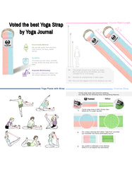 Tumaz Premium 6ft Physical Therapy Yoga Fitness Strap