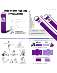 Tumaz Premium 6ft Physical Therapy Yoga Fitness Strap