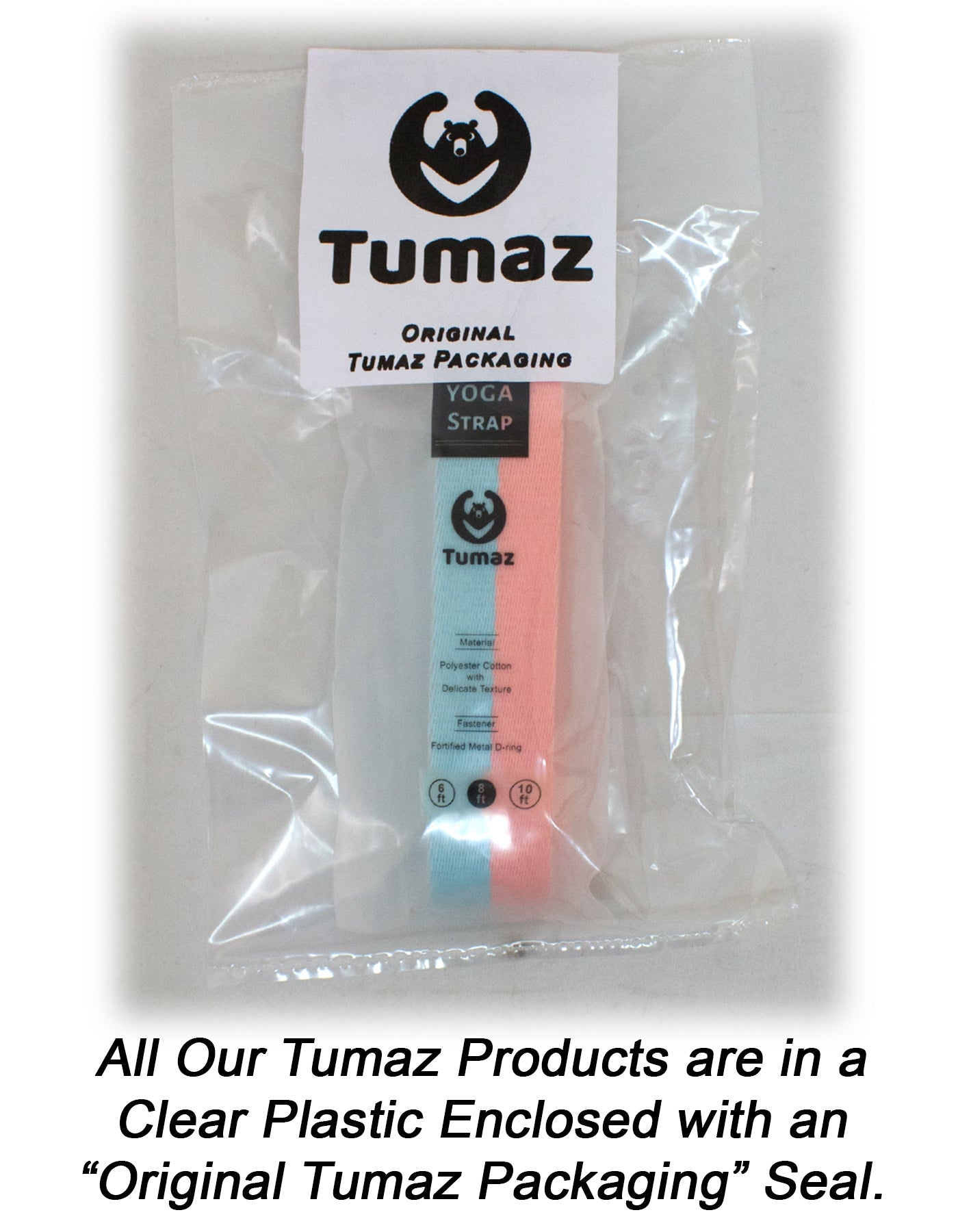 Tumaz 8ft Premium Physical Therapy Yoga Fitness Strap