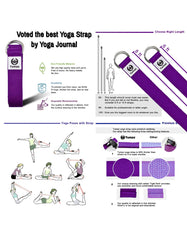 Tumaz 8ft Premium Physical Therapy Yoga Fitness Strap