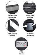 Fino A6-058 Senior 7 Division Briefcase/Satchel School Backpacker