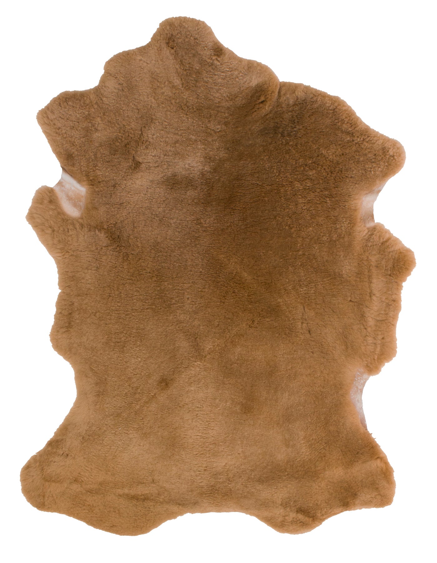 Luvsa AMT-221 100% Natural AAA Grade African Merino Sheep Skin Rug - Mocha
