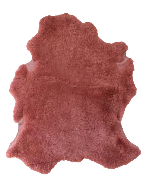 Luvsa AMT-224 100% Natural AAA Grade African Merino Sheep Skin Rug - Rose Pink