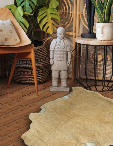 Luvsa AMT-228 100% Natural AAA Grade African Merino Sheep Skin Rug - Champagne