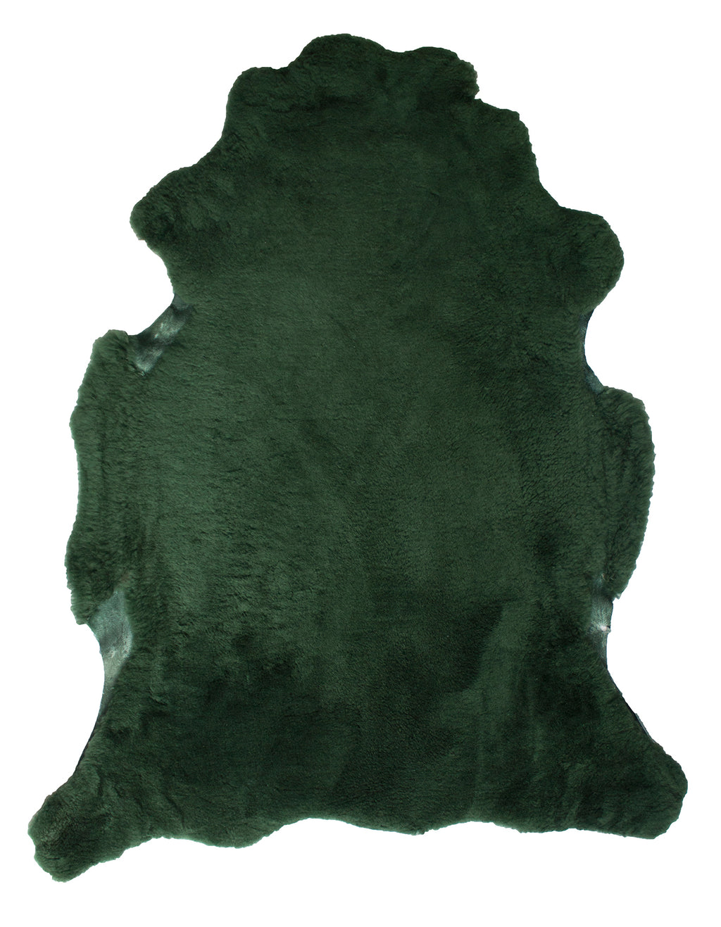 Luvsa AMT-229 100% Natural AAA Grade African Merino Sheep Skin Rug - Moss Green