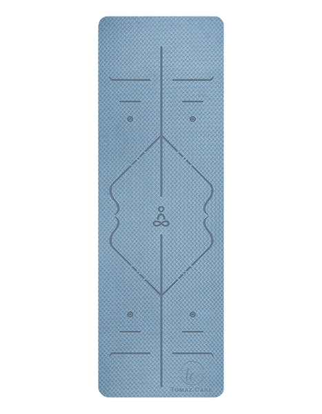 Tumaz Care AYM2401 Water Resistant Eco-friendly Non-Slip TPE Align Yoga Mat