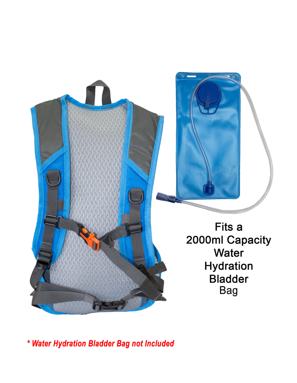 Fino B4499 Lightweight Sport/ Cycling Hydration Water Backpack