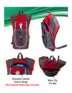 Fino B4499 Lightweight Sport/ Cycling Hydration Water Backpack