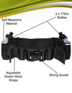 Fino B4502 Hiking & Jogging Waist Bag with Water Bottle Holders