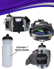 Fino B4506 Unisex Active Wear Hiking Waist Pack with Water Bottle Holder