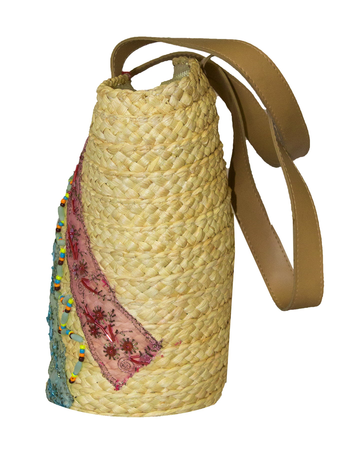 Fino CJK-05066 Exotic Straw Tote Beach Bag