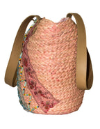 Fino CJK-05066 Exotic Straw Tote Beach Bag
