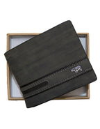 Fino DPU-506 Faux Leather Washed Designed Wallet with Box