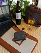 Fino DPU-506 Faux Leather Washed Designed Wallet with Box