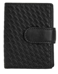 Fino DWS-801 Unisex Genuine Leather Card Holder Organizer Wallet with Box