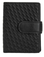 Fino DWS-801 Unisex Genuine Leather Card Holder Organizer Wallet with Box
