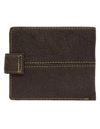 Fino DWS-802 Genuine Leather Metal Logo Card Holder Wallet with SD Card Holder & Box