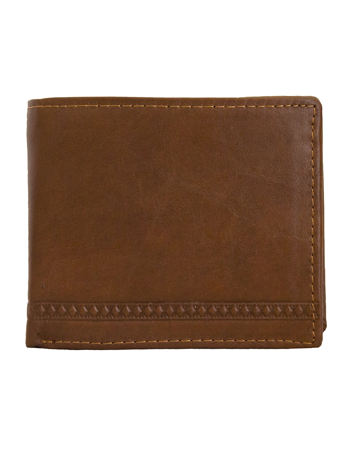 Fino DWS-831R Genuine Leather Bifold Card Holder RFID Wallet with Box