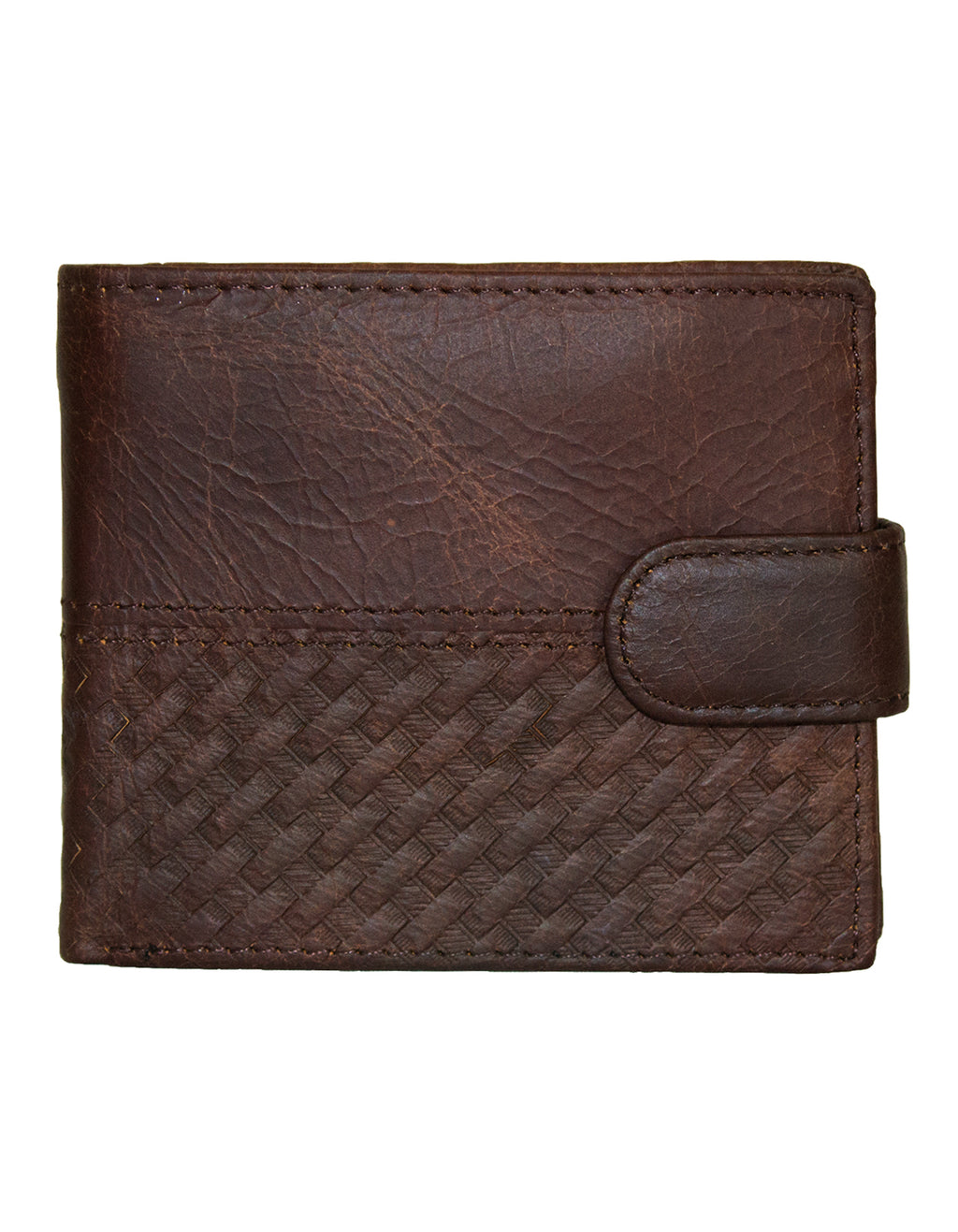Fino DWS-832R RFID Blocking Genuine Leather Card Bifold Wallet with Box